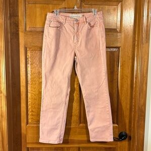 Soft Surroundings Women’s Peach 5Pocket Pants Size 12-EUC